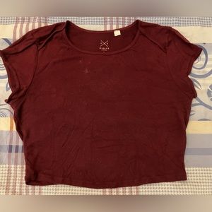 PacSun red crop top